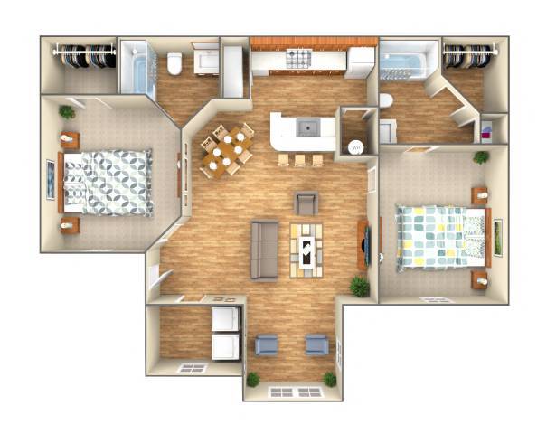 Unit 05210 08216 floor plan
